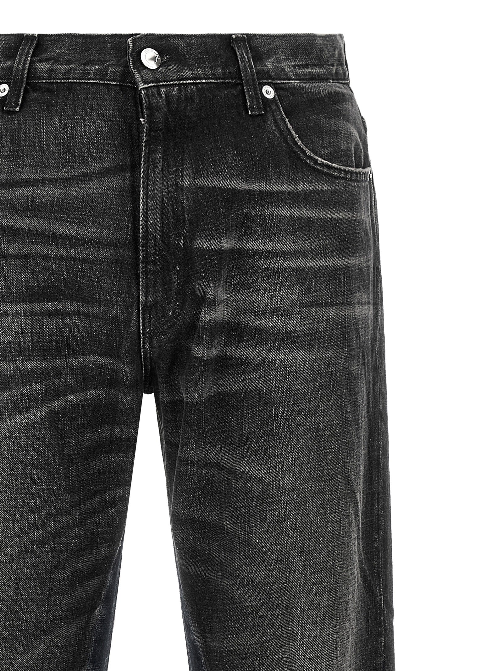 Haikure Graue Baumwoll-Jeans mit Schlag