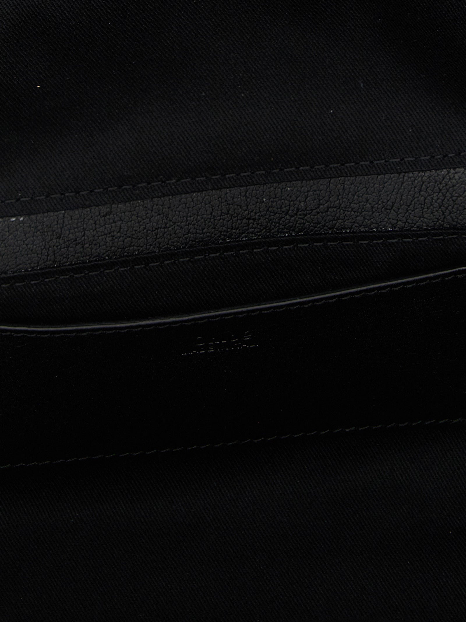 Chloé Schwarze Schultertasche aus Büffelleder