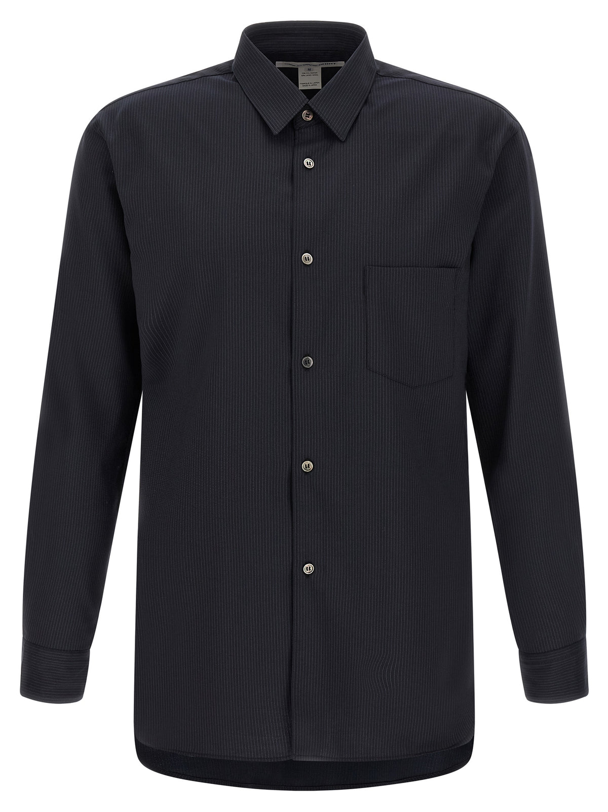 Comme Des Garçons Blaue Polyester-Bluse