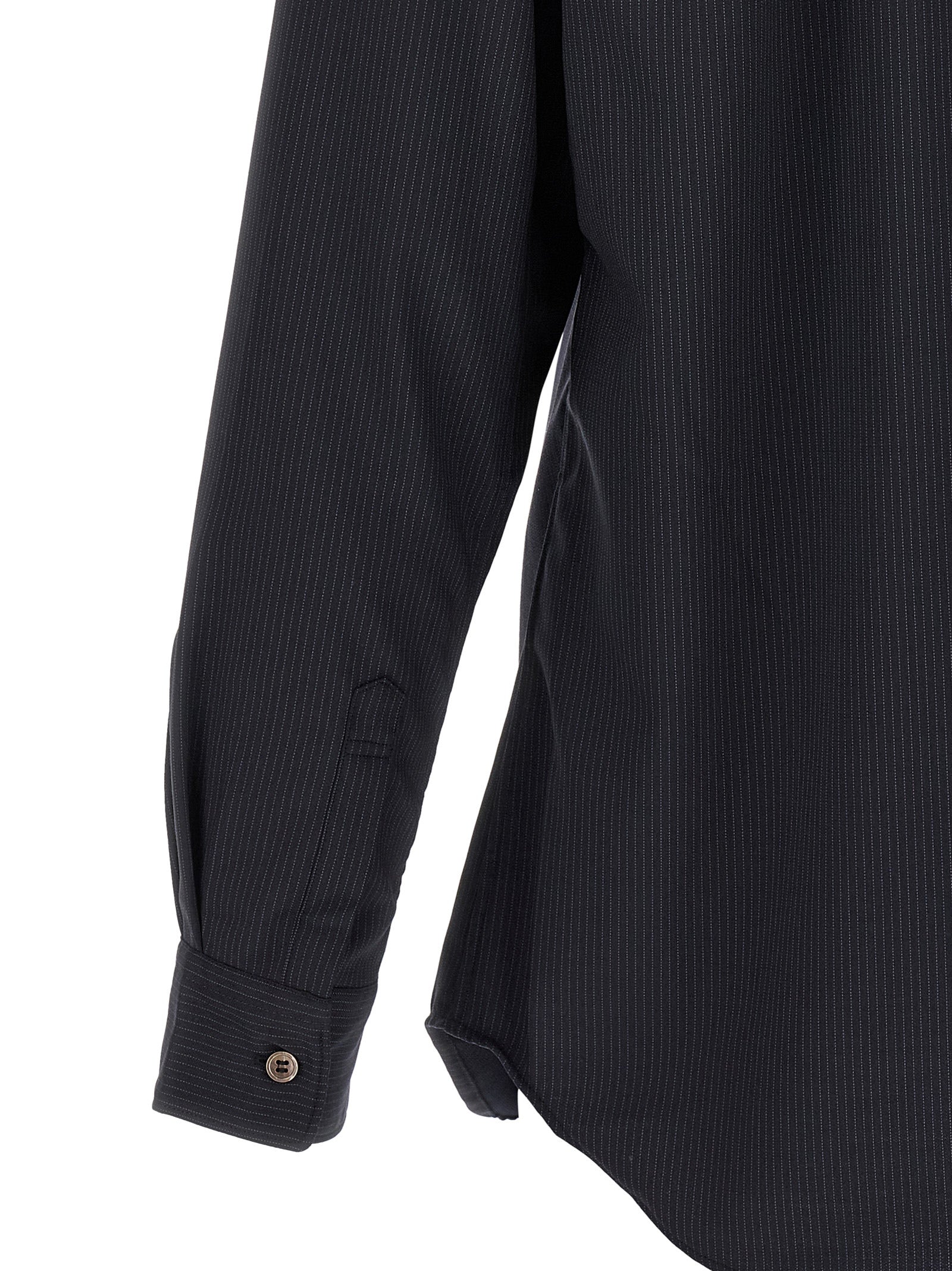 Comme Des Garçons Blaue Polyester-Bluse