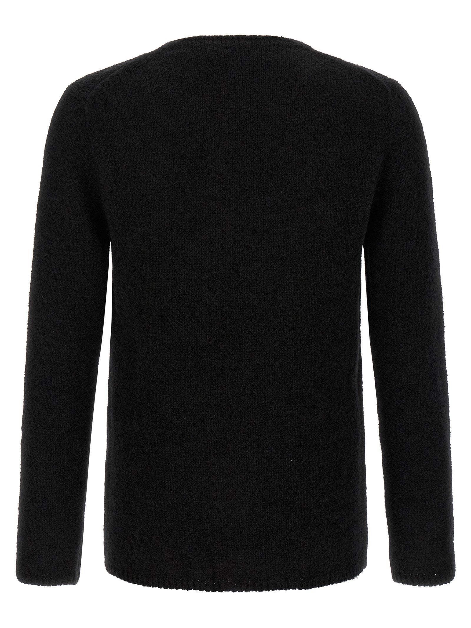 Comme Des Garçons Schwarzer Cardigan aus Polyester