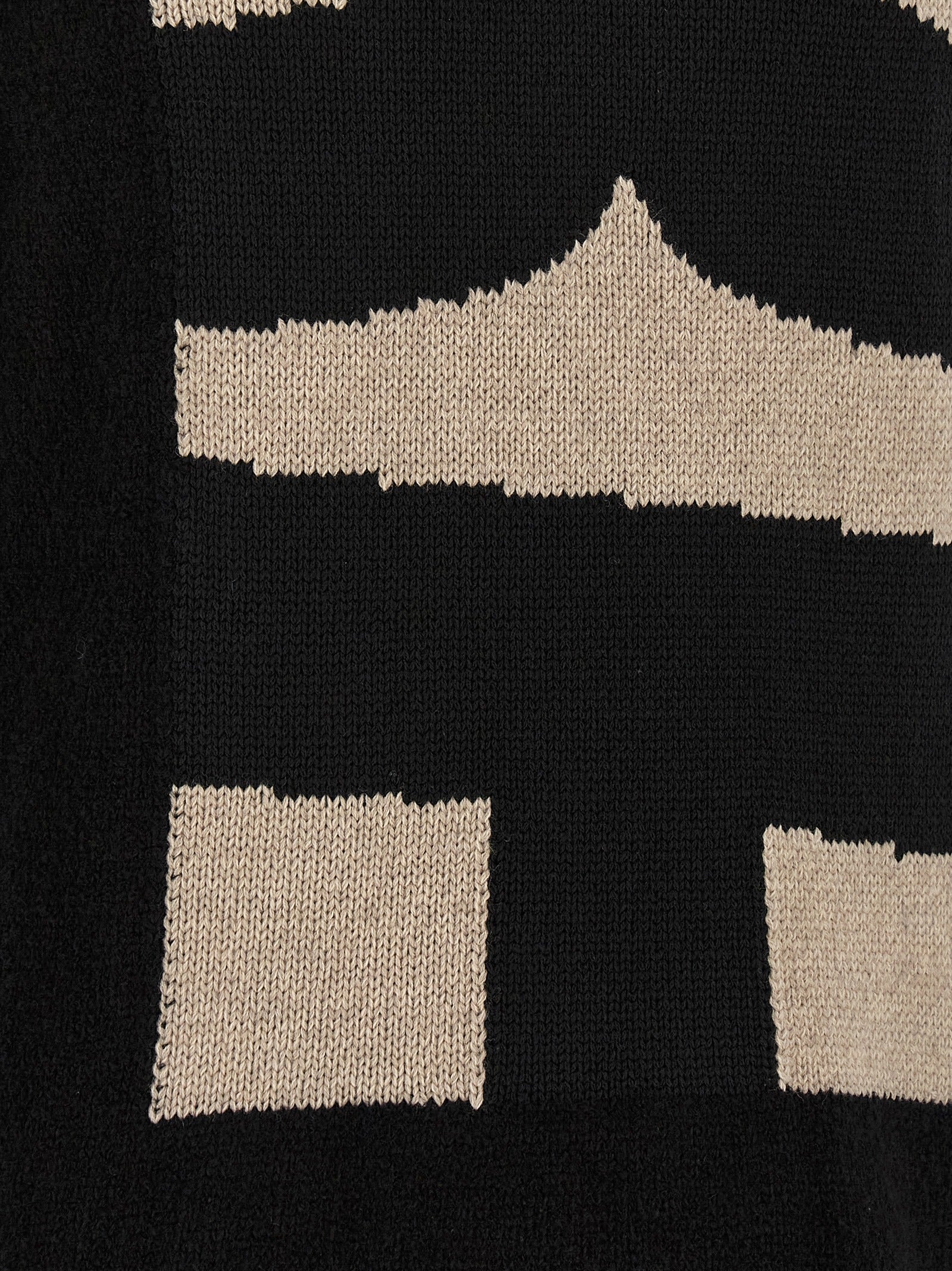 Comme Des Garçons Schwarzer Cardigan aus Polyester