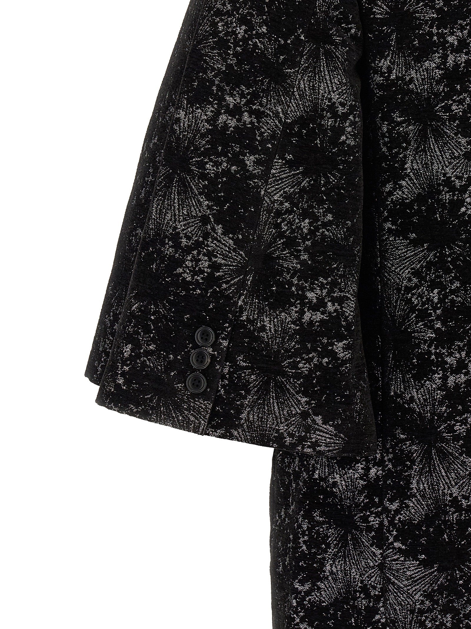 Comme Des Garçons Schwarzer Blazer aus Polyester