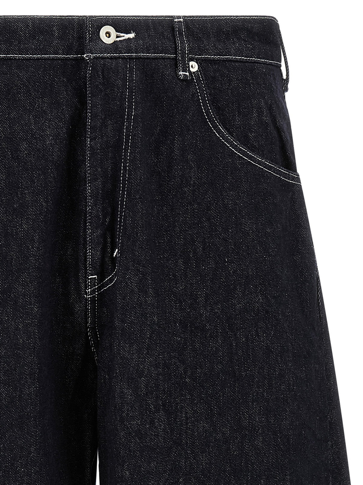 Comme Des Garçons Blaue Baumwolljeans Denim