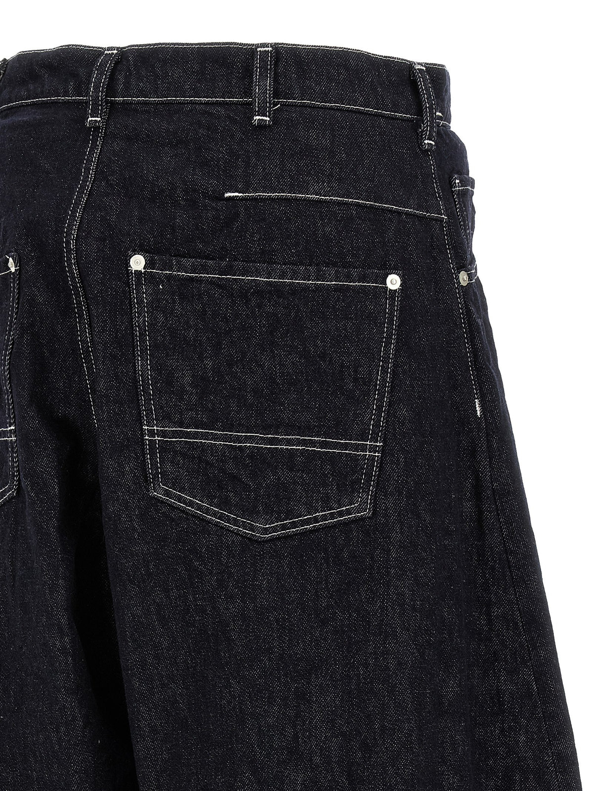 Comme Des Garçons Blaue Baumwolljeans Denim