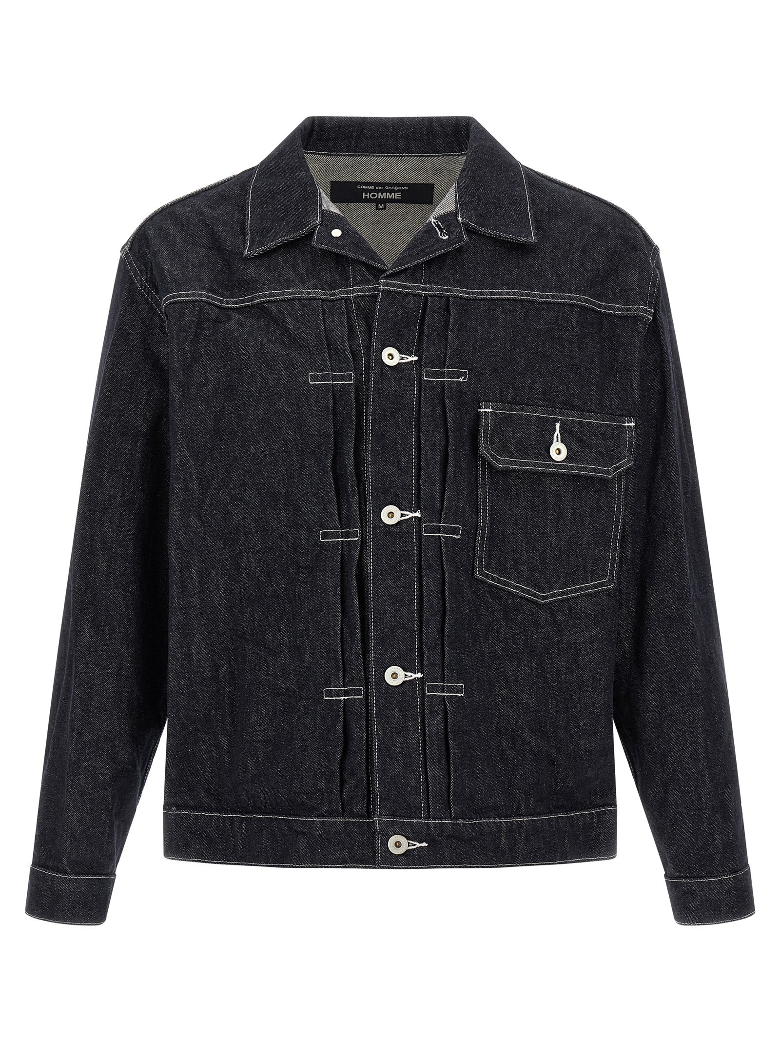 Comme Des Garçons Blaue Jeansjacke aus Baumwolle