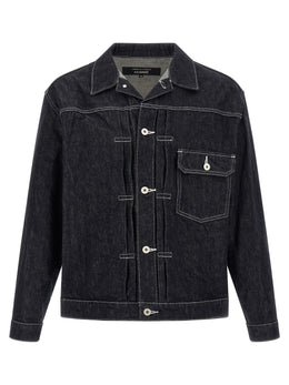 Comme Des Garçons Blaue Jeansjacke aus Baumwolle