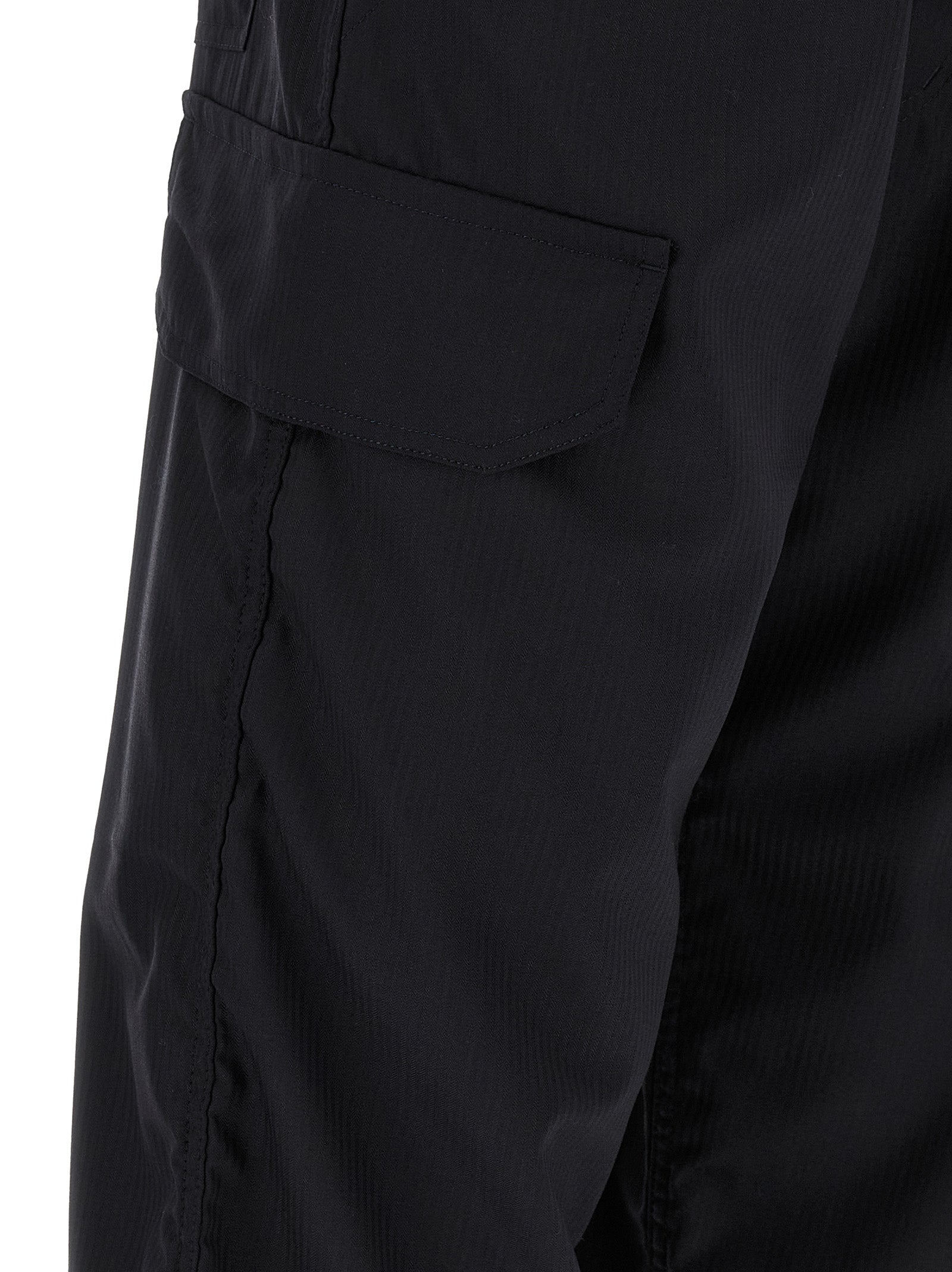 Comme Des Garçons Blaue Cargohose aus Polyester