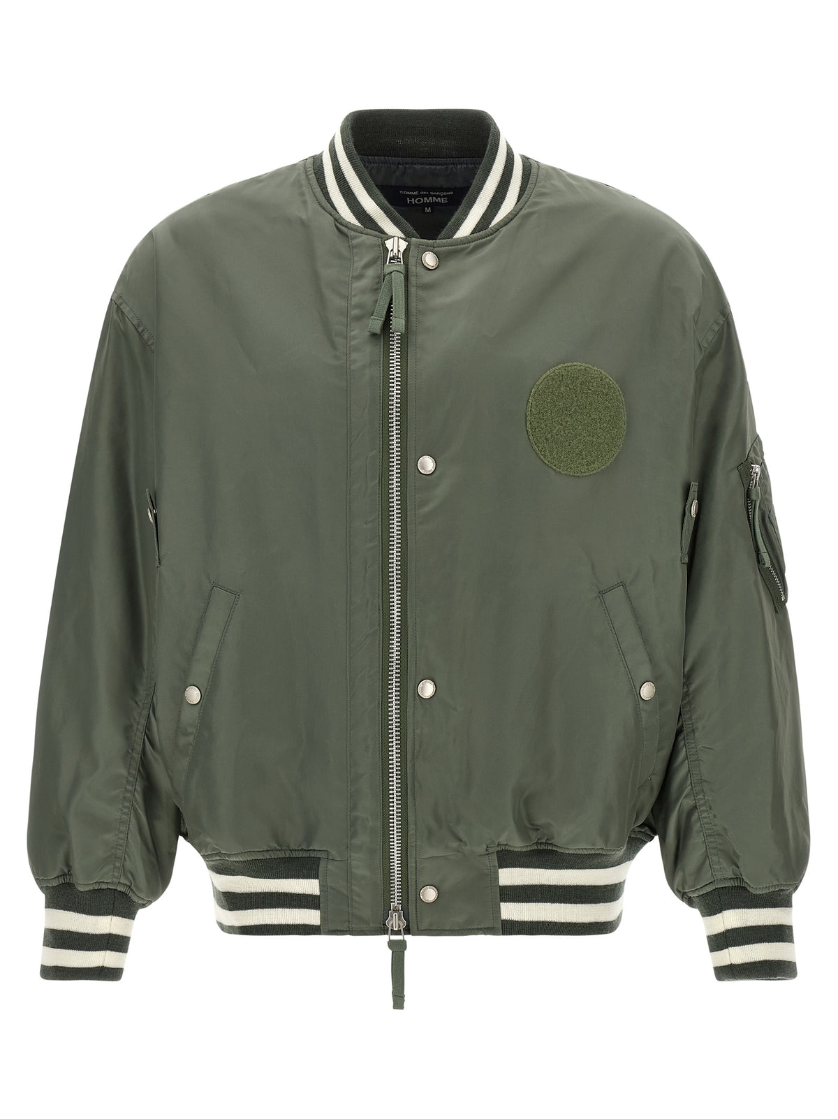 Comme Des Garçons Zweifarbige Nylon-Bomberjacke