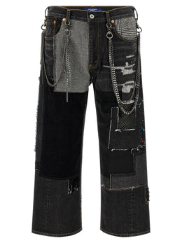 Junya Watanabe Blaue Baumwolljeans Denim