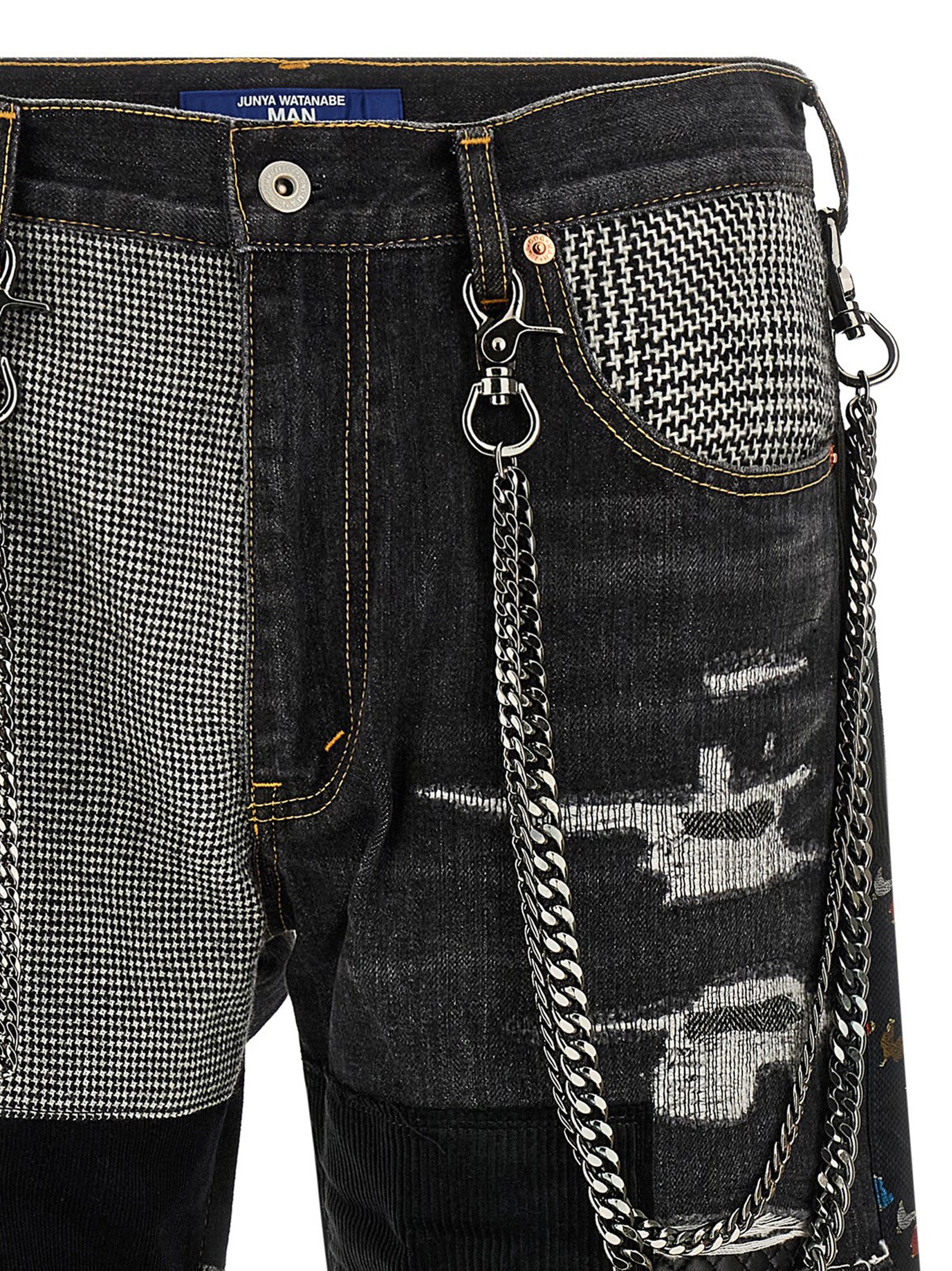 Junya Watanabe Blaue Baumwolljeans Denim