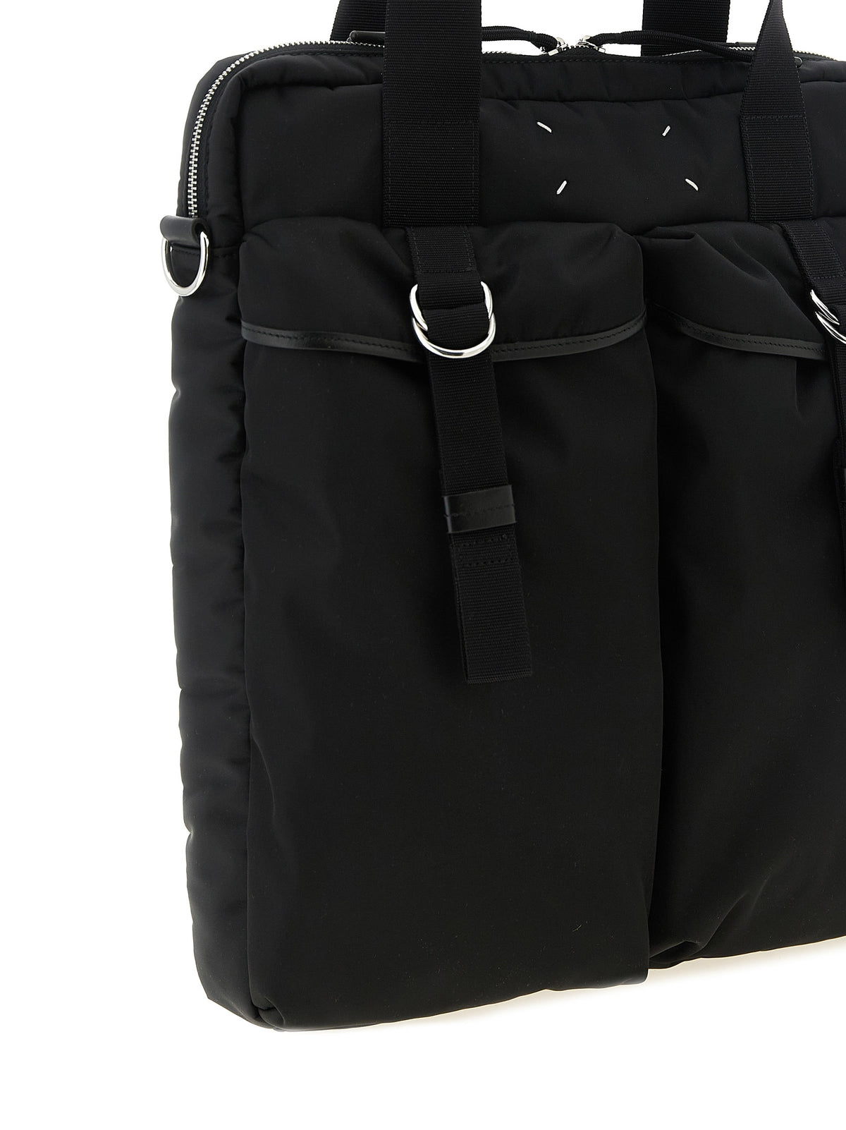 Maison Margiela Schwarze Shopper-Tasche aus Polyamid