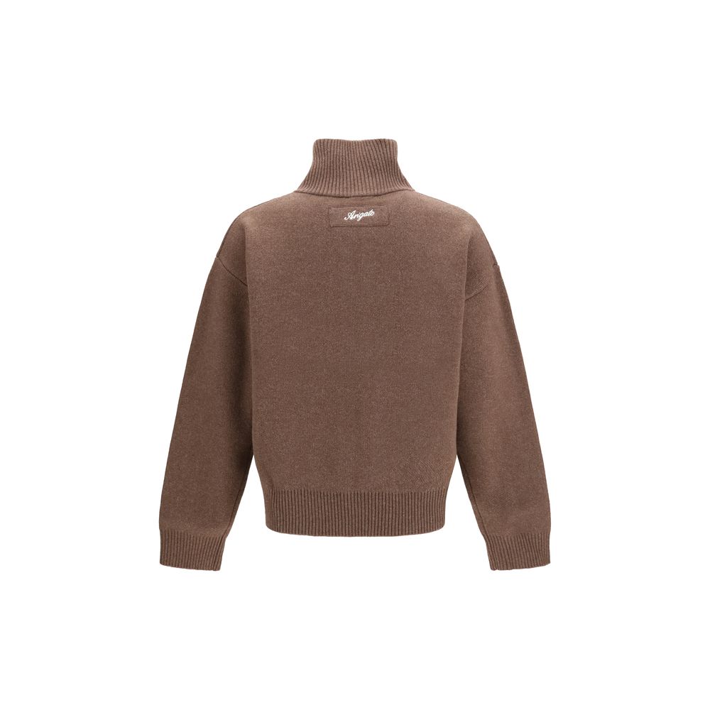 Axel Arigato Brauner Wollpullover Oves Aries
