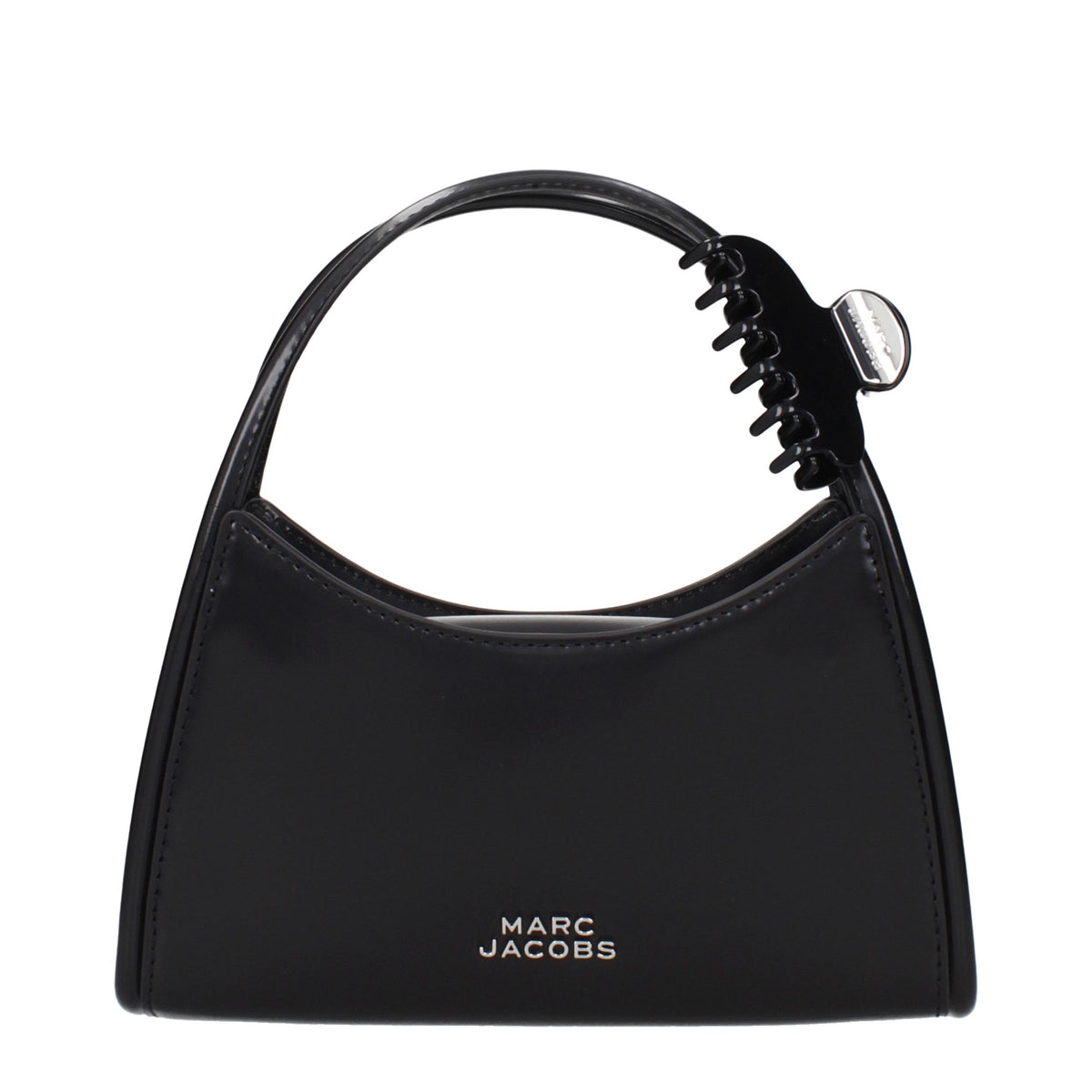 Marc Jacobs Schwarze Lederhandtasche