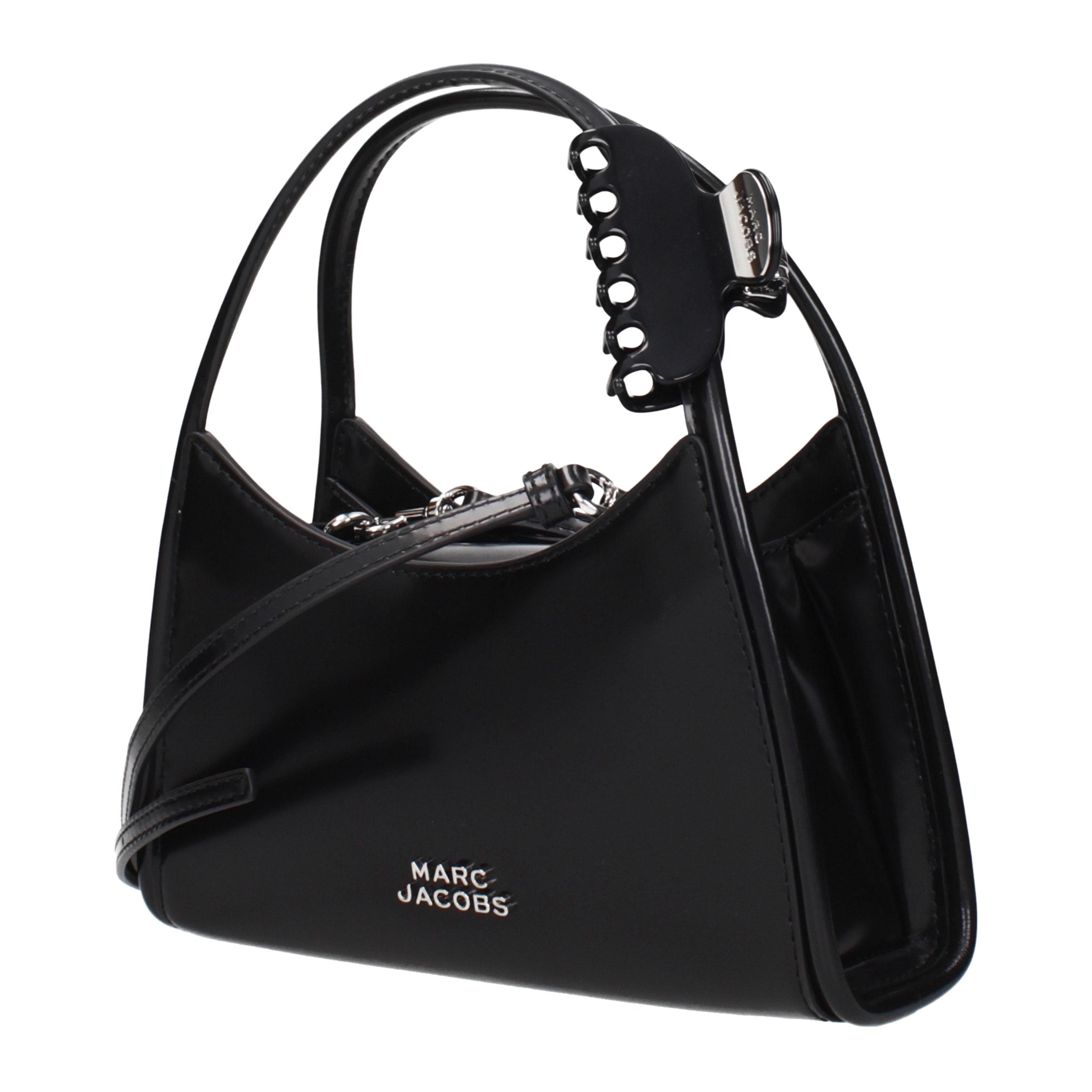 Marc Jacobs Schwarze Lederhandtasche