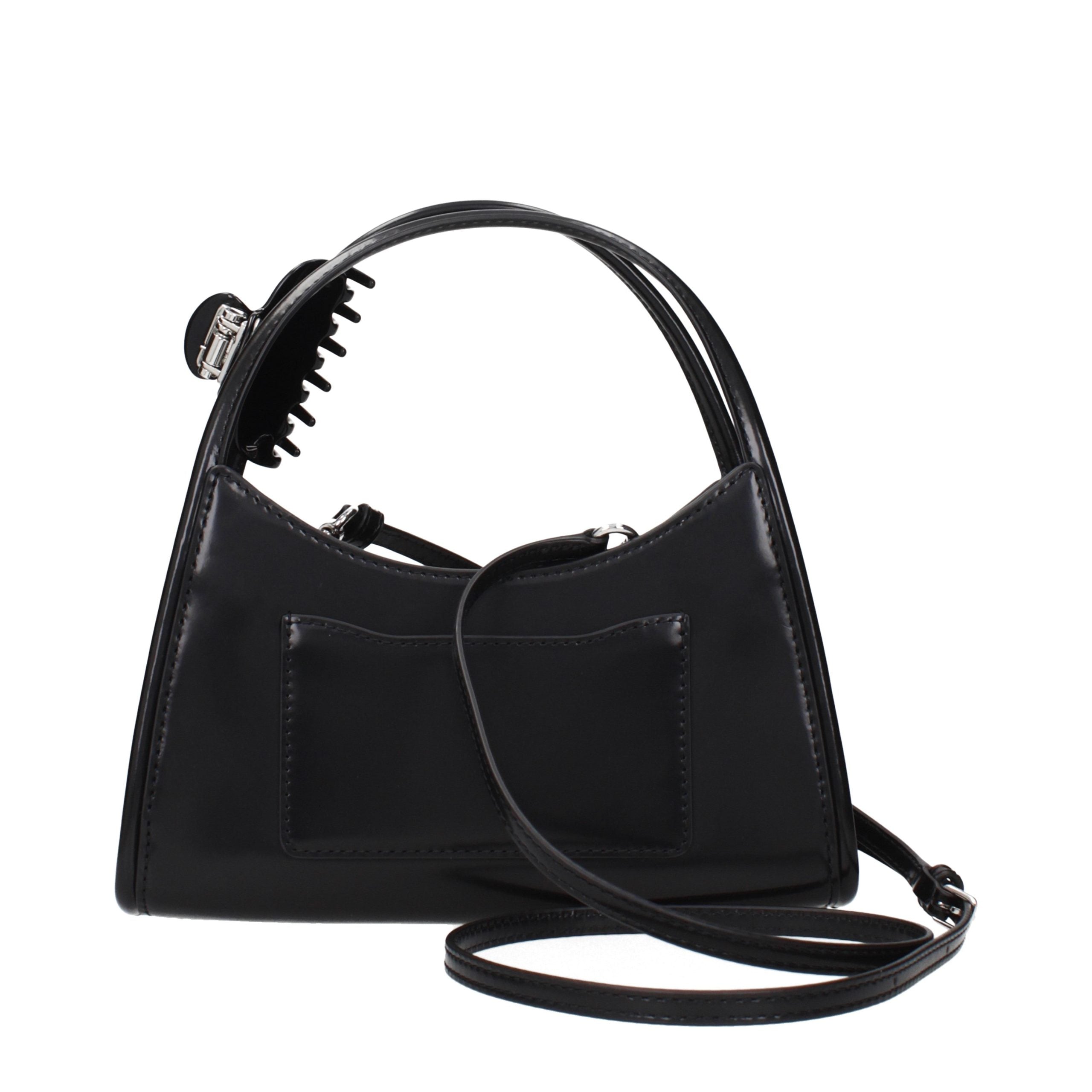 Marc Jacobs Schwarze Lederhandtasche