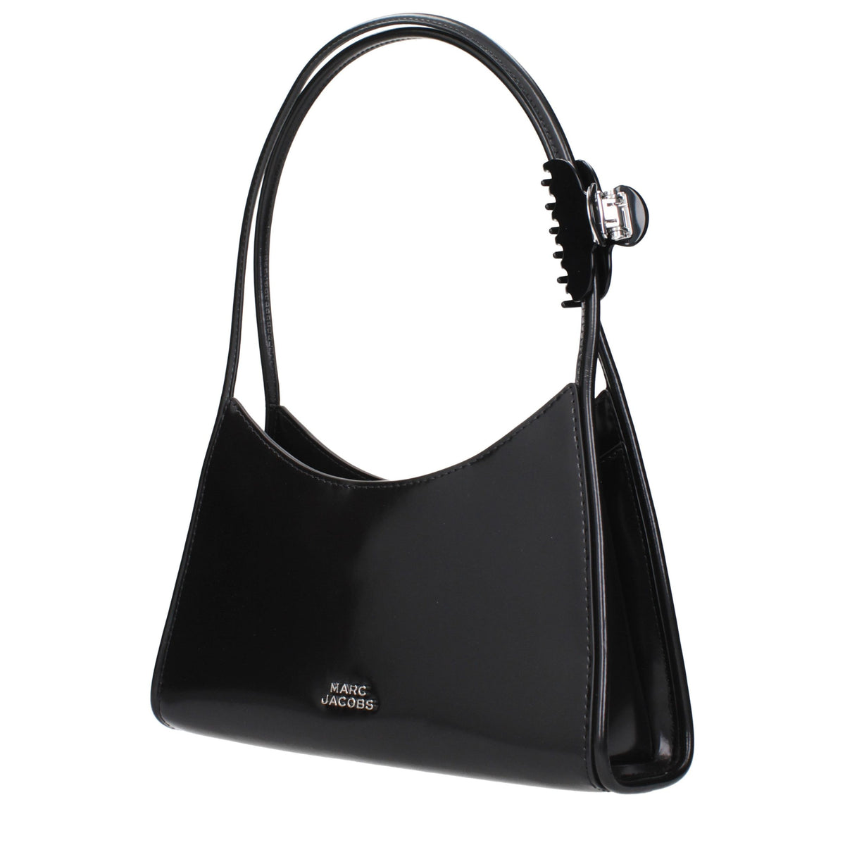 Marc Jacobs Schwarze Leder Umhängetasche