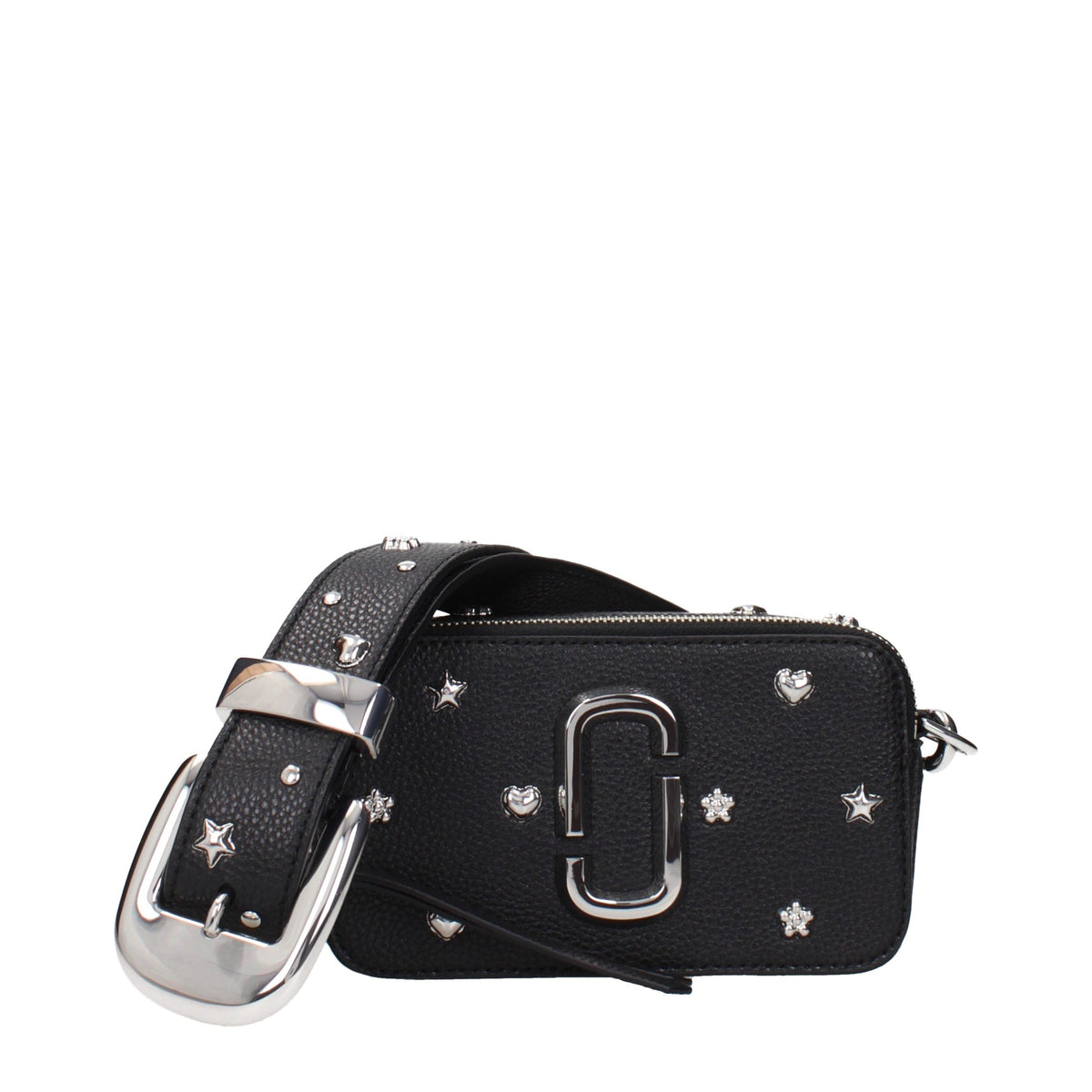 Marc Jacobs Schwarze Leder Umhängetasche