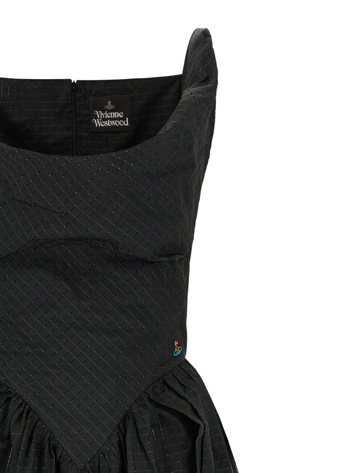 Vivienne Westwood Schwarzes Polyester-Midikleid