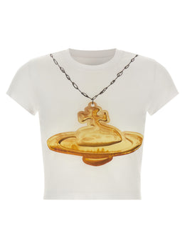 Vivienne Westwood Weißes Baumwoll-T-Shirt
