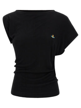 Vivienne Westwood Schwarzes T-Shirt aus Viskose