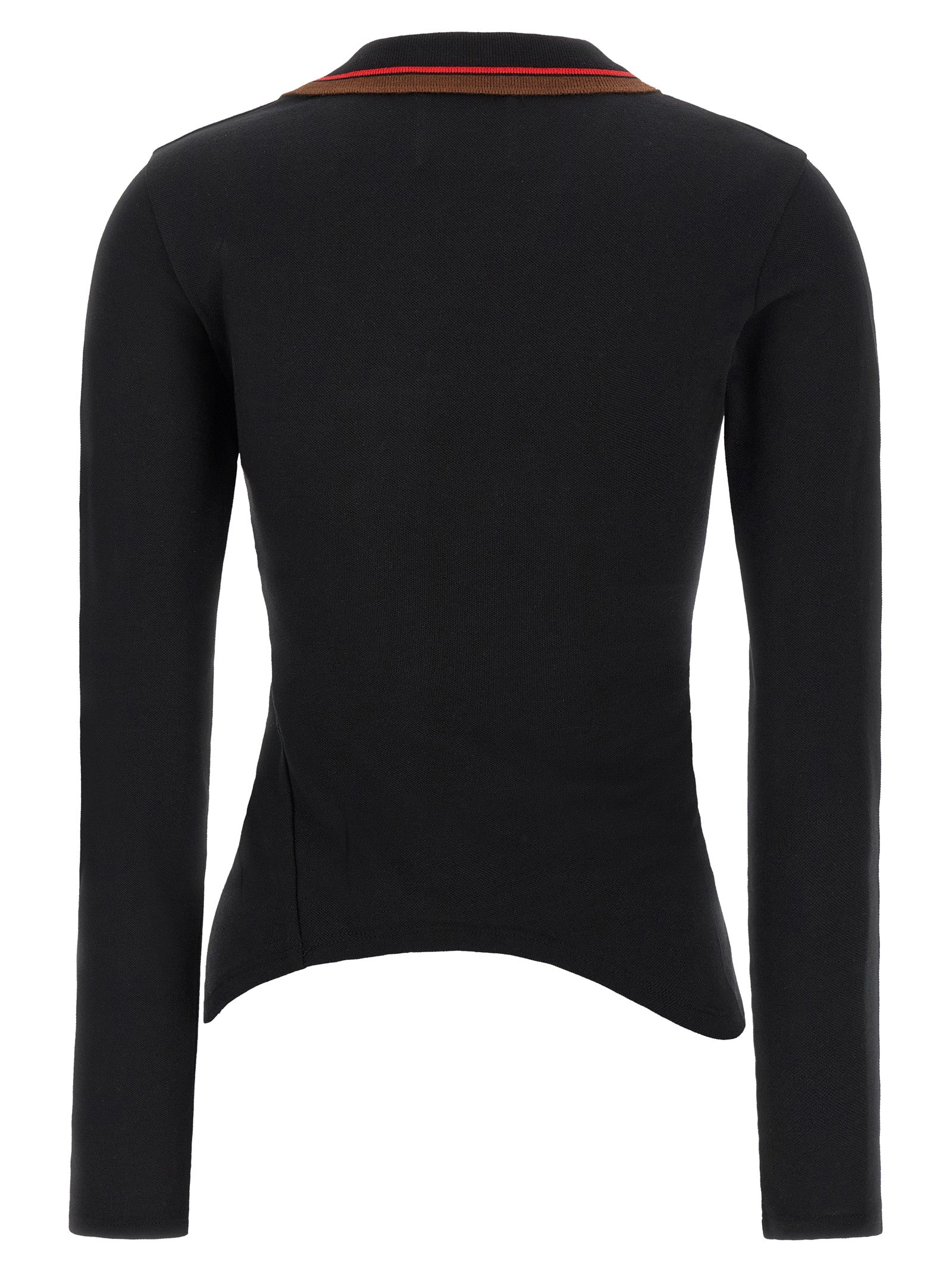 Vivienne Westwood Schwarzes Baumwoll-Poloshirt