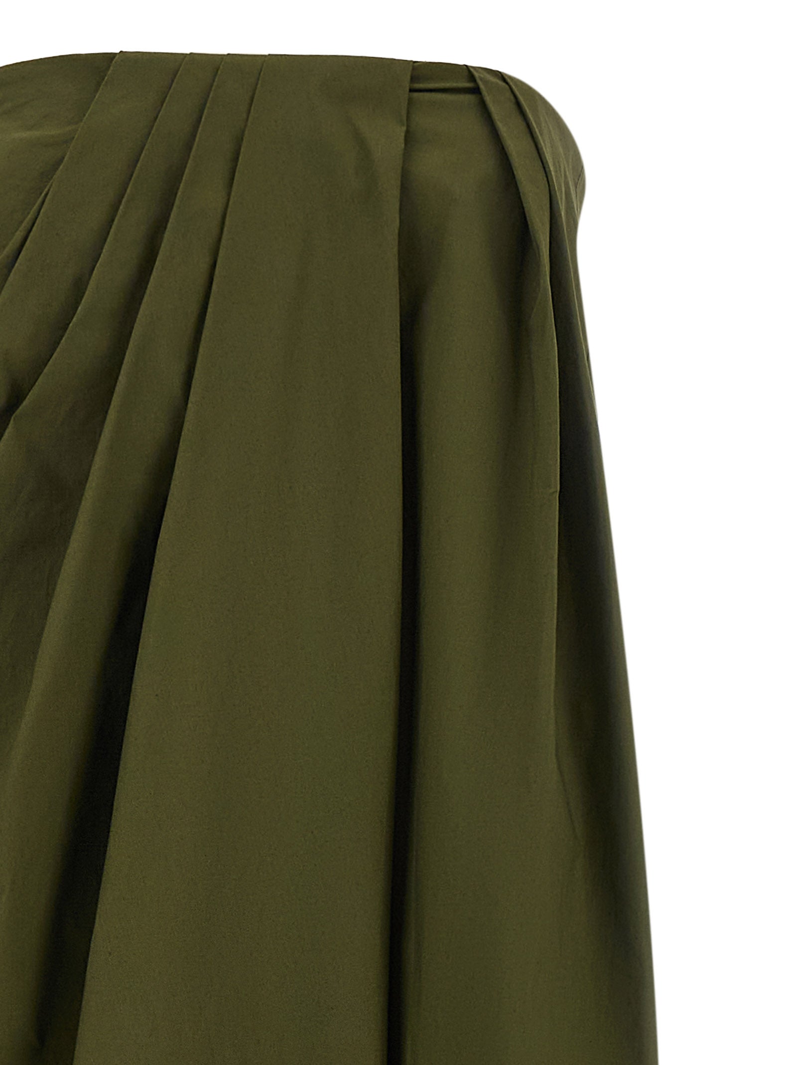 Armarium Zweifarbige Baumwoll-Maxikleid