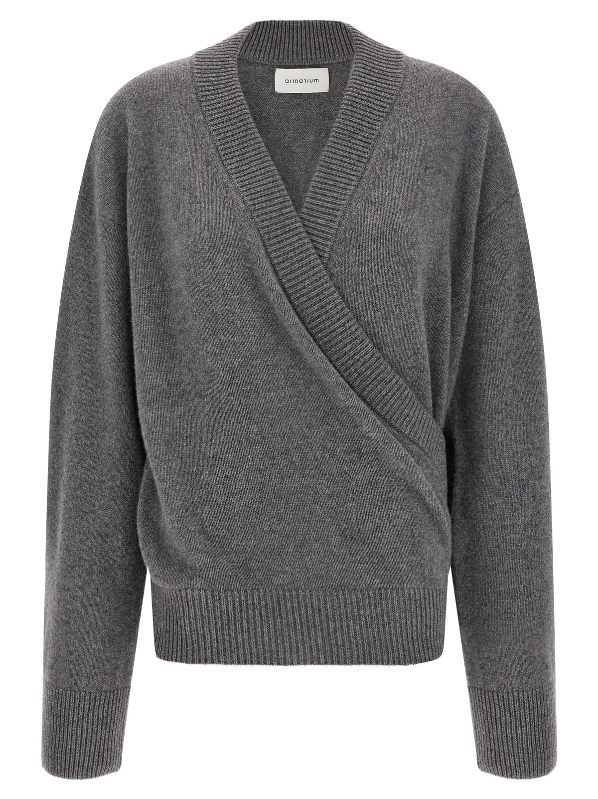 Armarium Grauer Wollcardigan