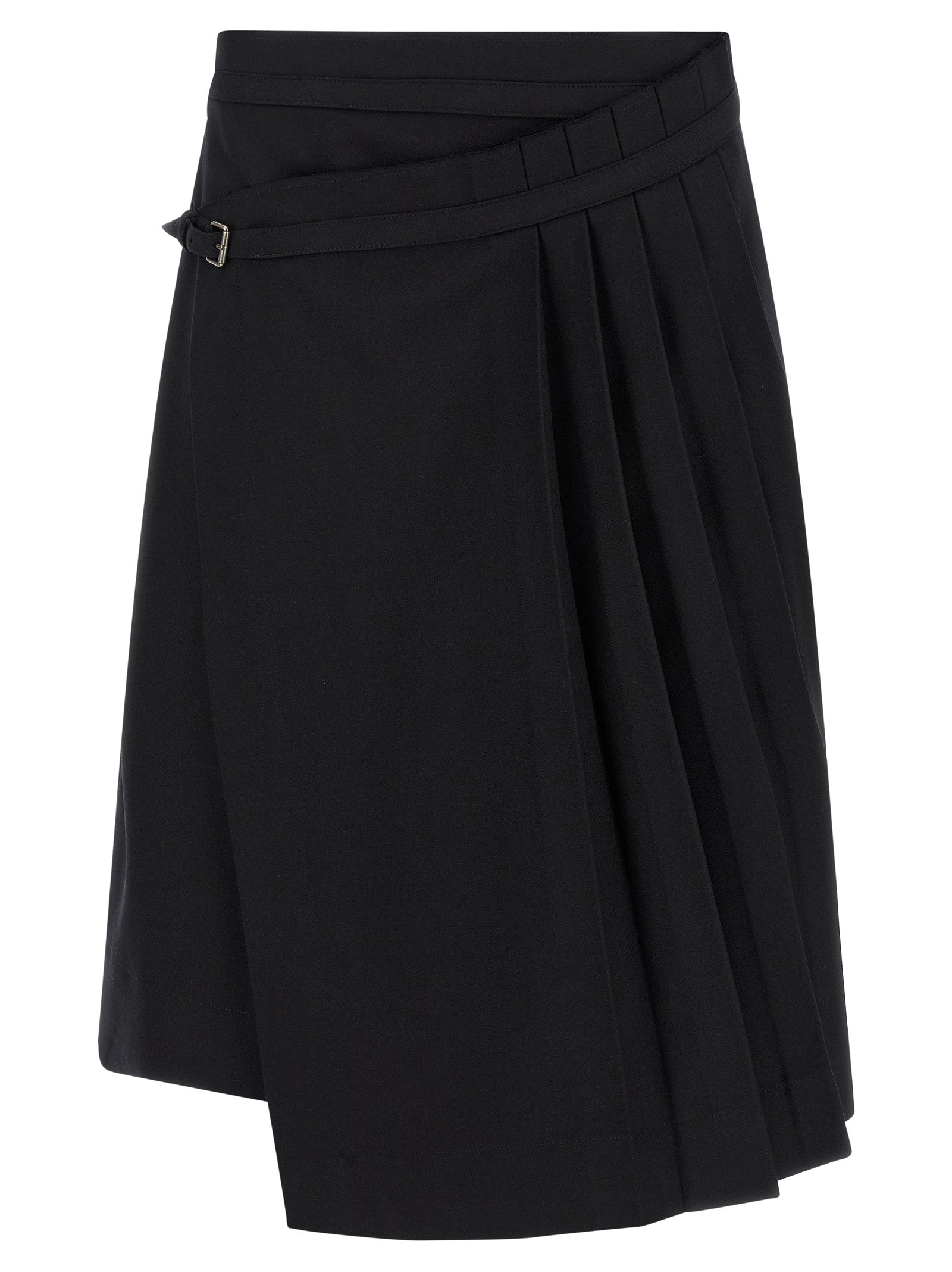 Dries Van Noten Schwarzer Woll-Maxirock