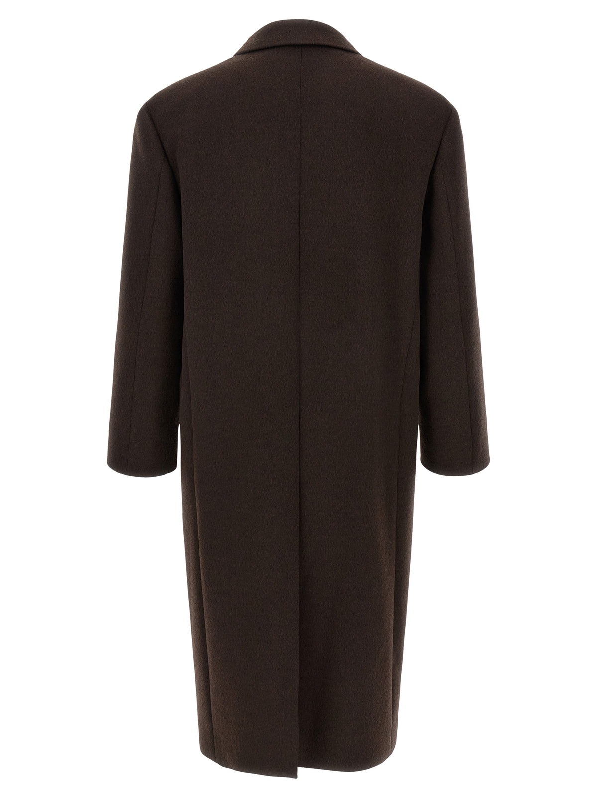 Saint Laurent Brauner Wollmantel
