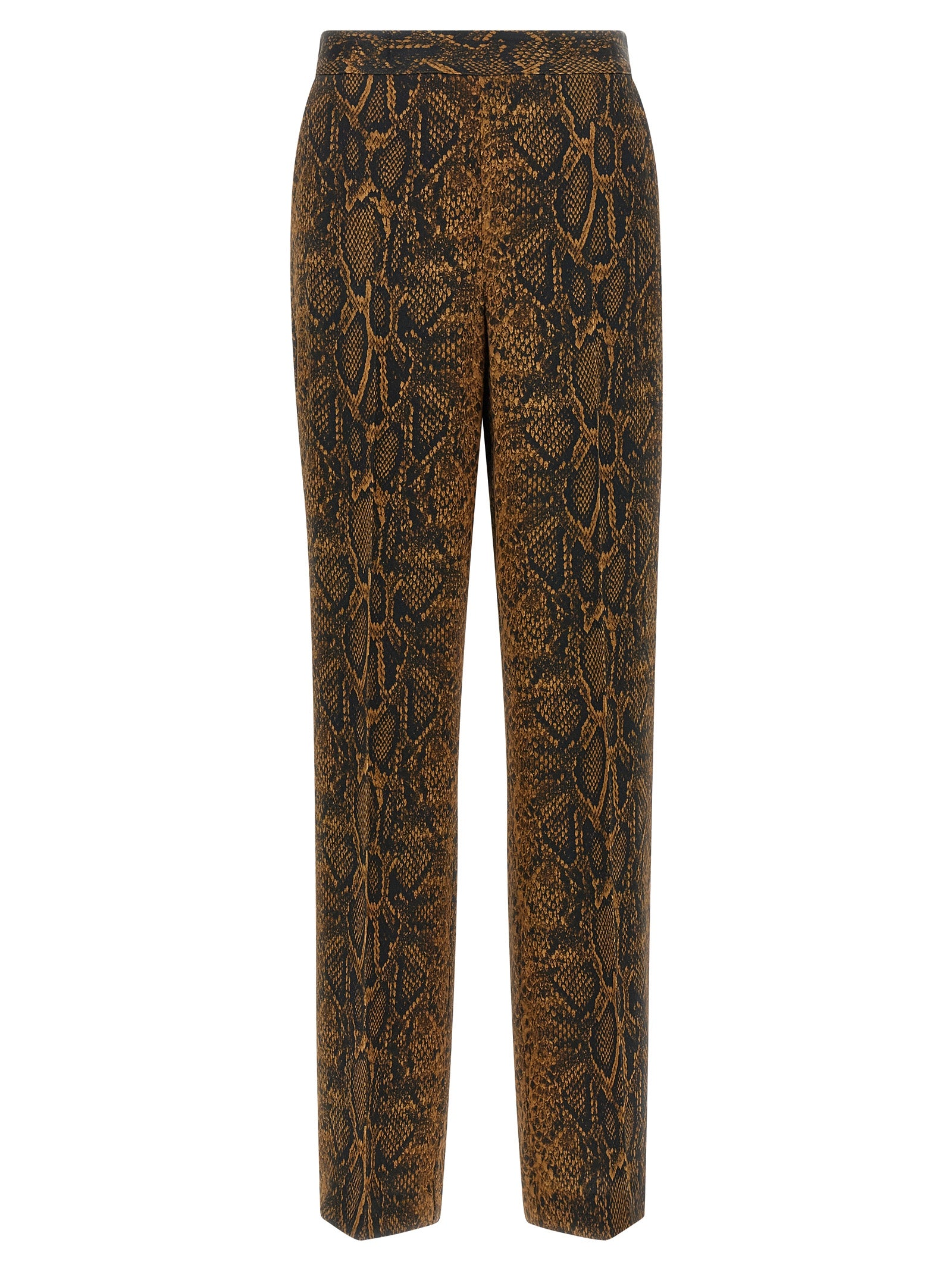 Twinset Braune Viskose-Freizeithose