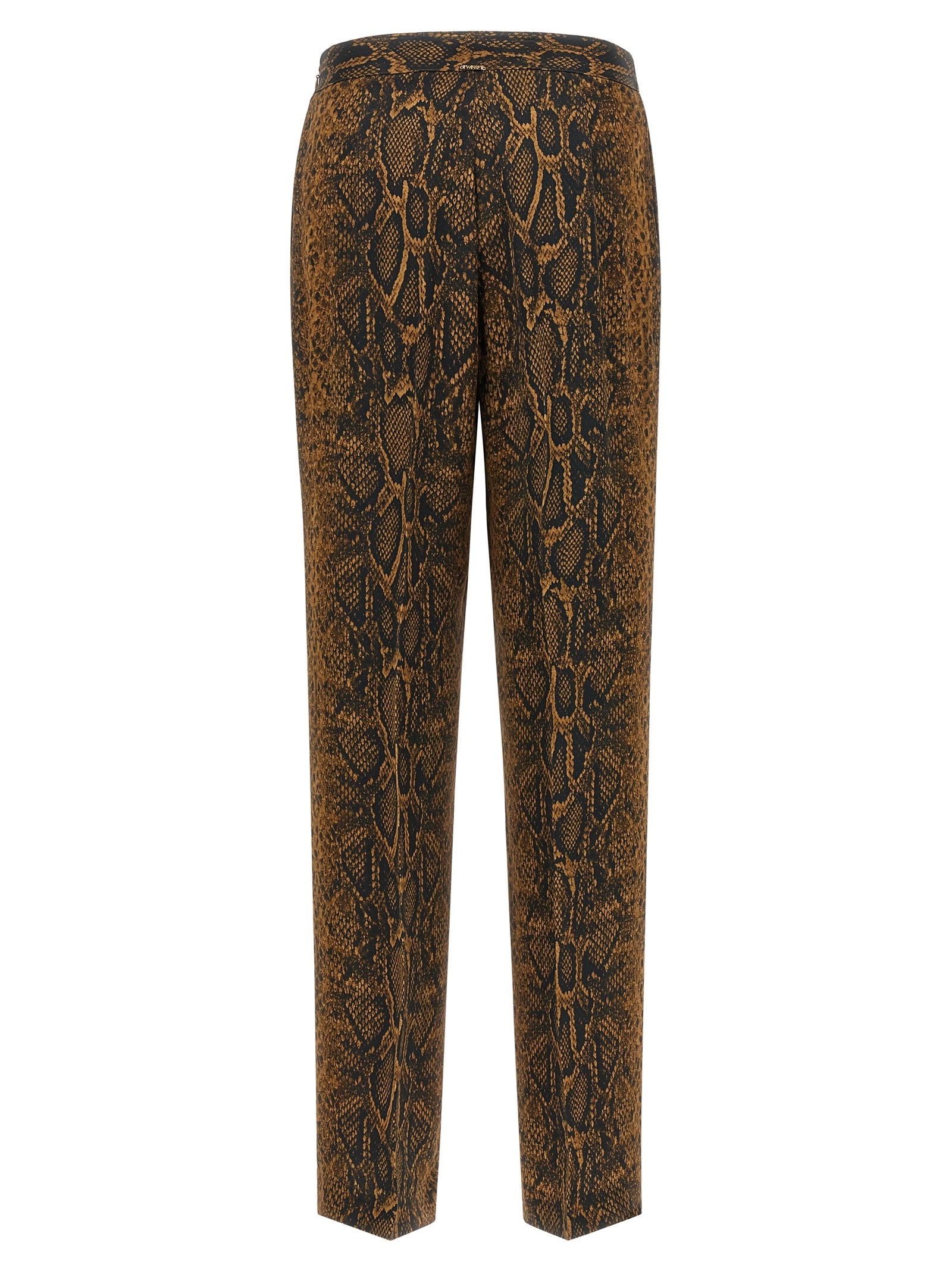 Twinset Braune Viskose-Freizeithose