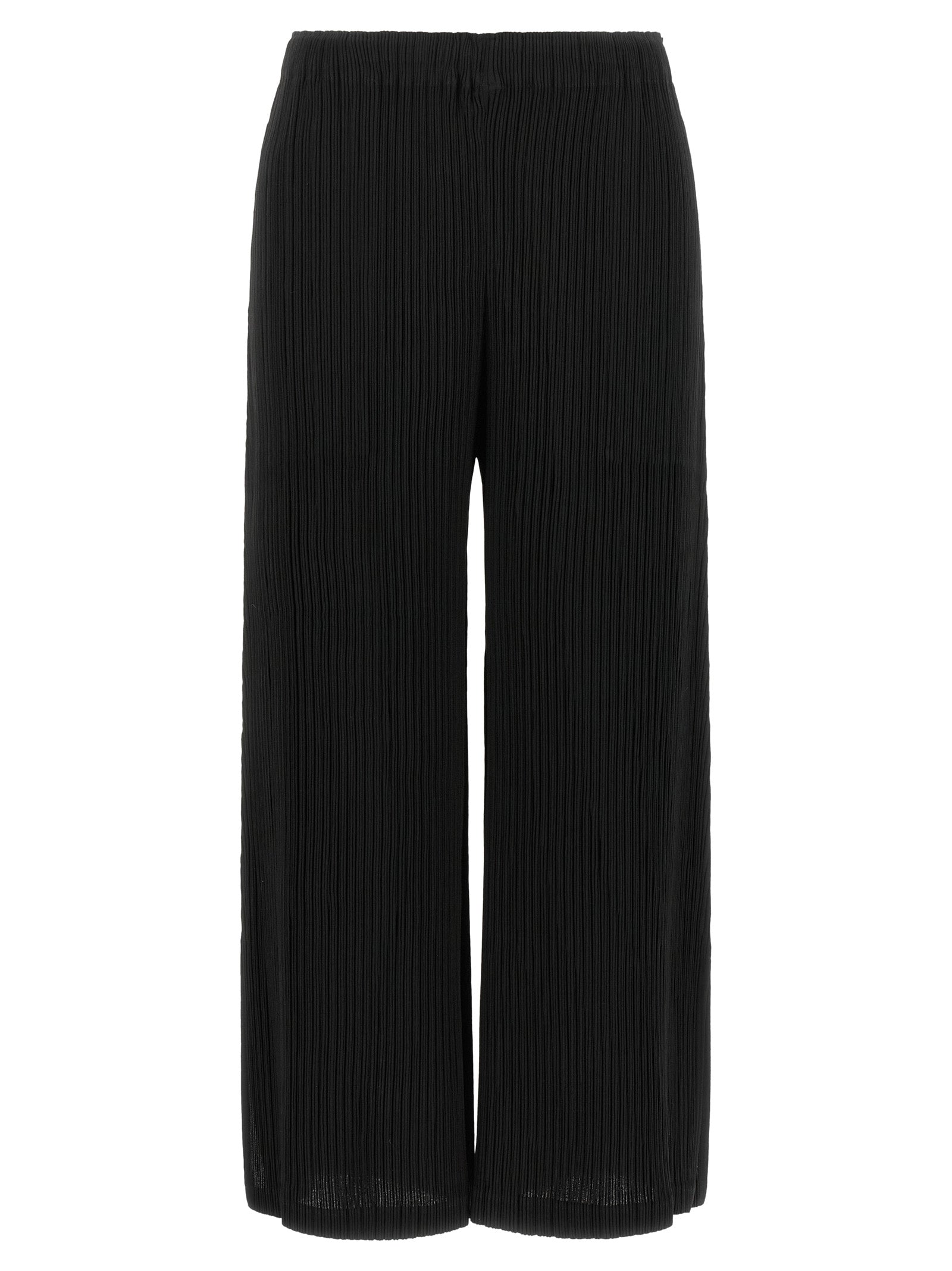 Issey Miyake Schwarze Freizeithose aus Polyester