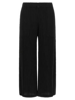 Issey Miyake Schwarze Freizeithose aus Polyester