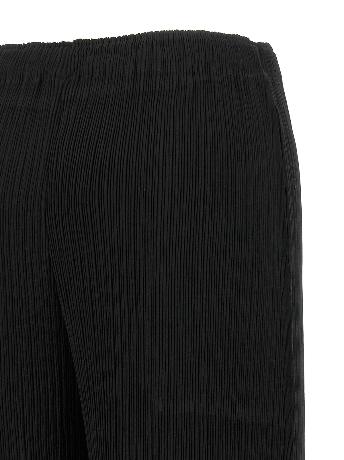 Issey Miyake Schwarze Freizeithose aus Polyester