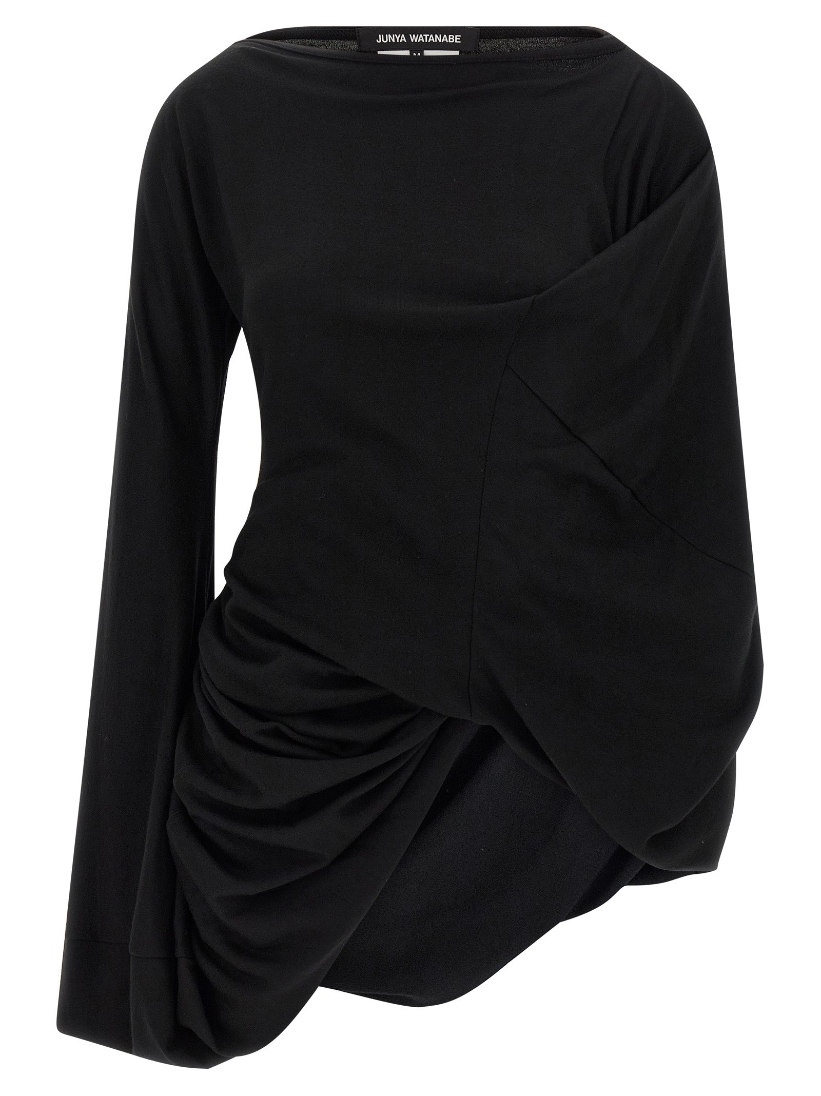 Junya Watanabe Schwarze Wollbluse