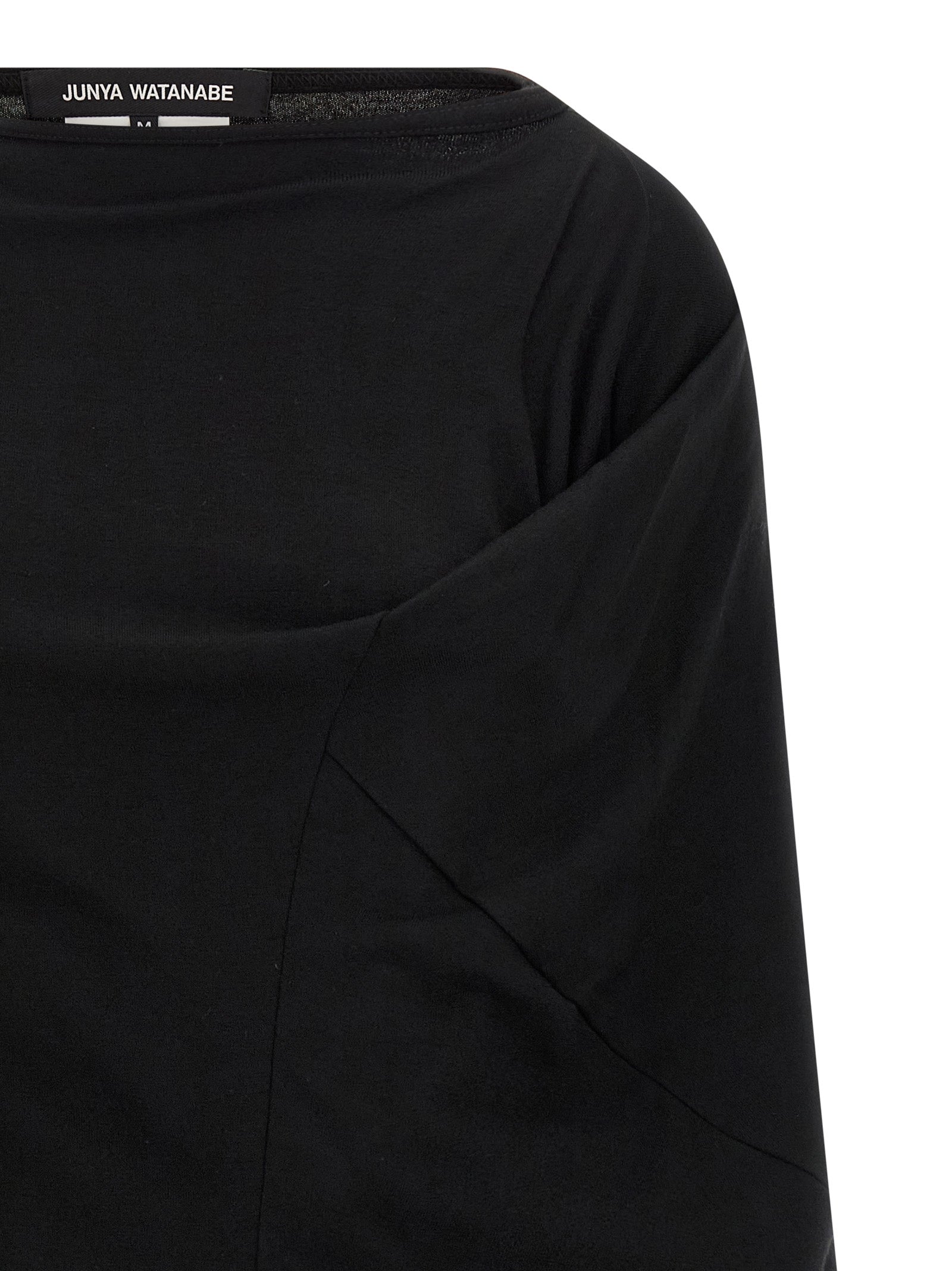 Junya Watanabe Schwarze Wollbluse