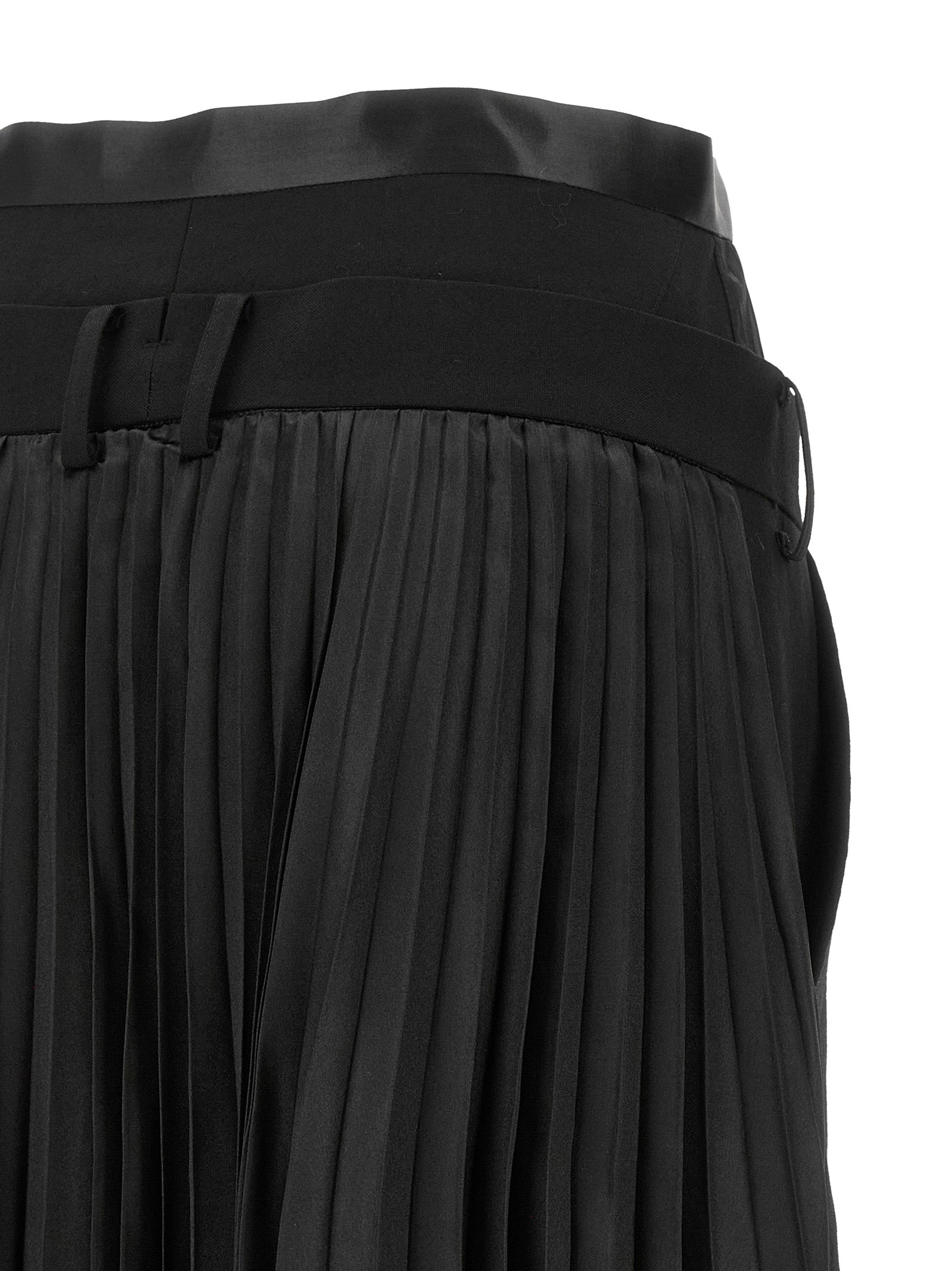 Junya Watanabe Schwarze Woll-Freizeithose