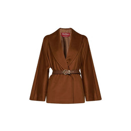 Max Mara Brauner Jackett aus Schurwolle