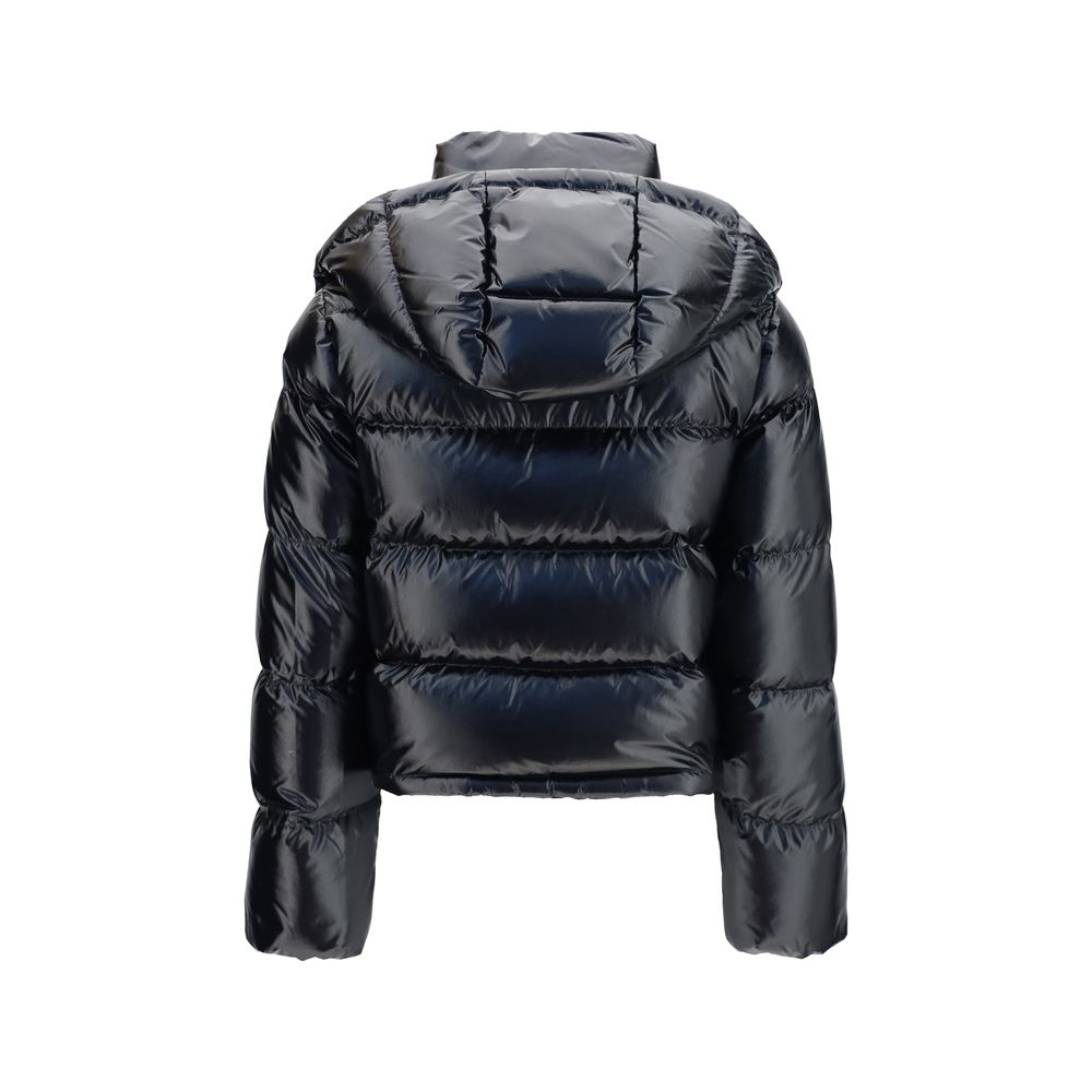 Moncler Schwarze Daunenjacke aus Gänsedaunen, durchgehend