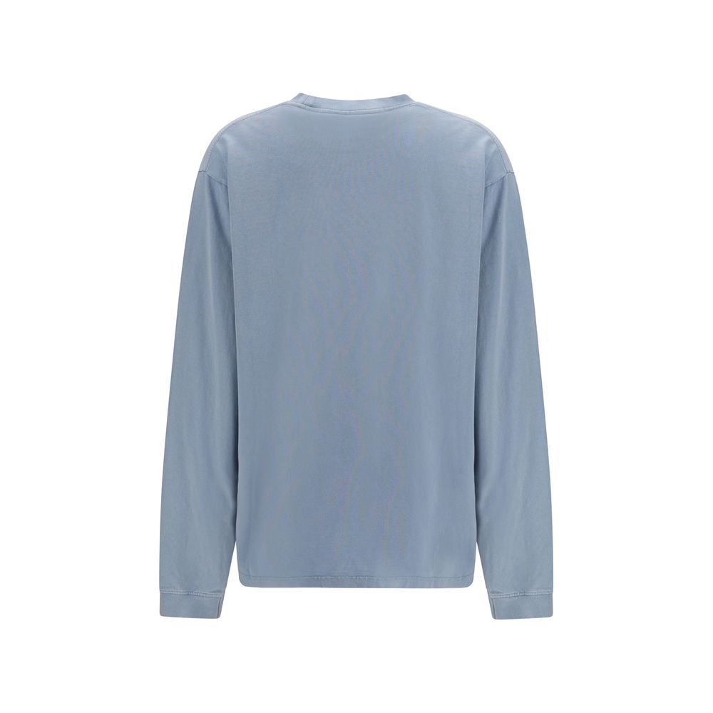 Alexander Wang Blaues Baumwoll-Langarmshirt