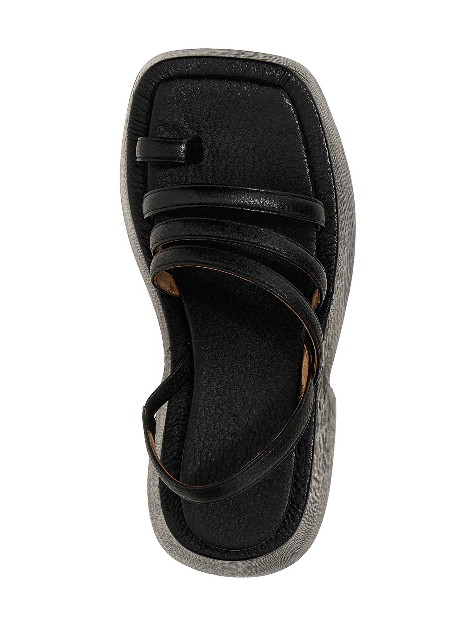 Marsell Schwarze Stiletto-Sandalen aus Kalbsleder