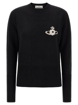 Vivienne Westwood Schwarzer Wollcardigan