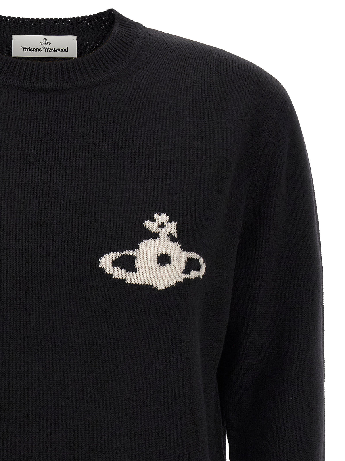 Vivienne Westwood Schwarzer Wollcardigan