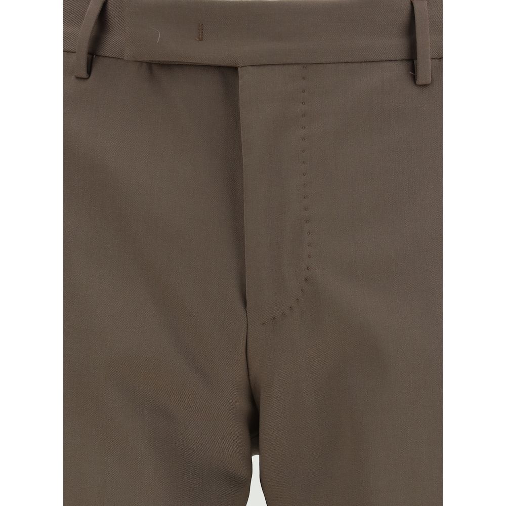 PT Torino Braune Hose Aries aus Wolle