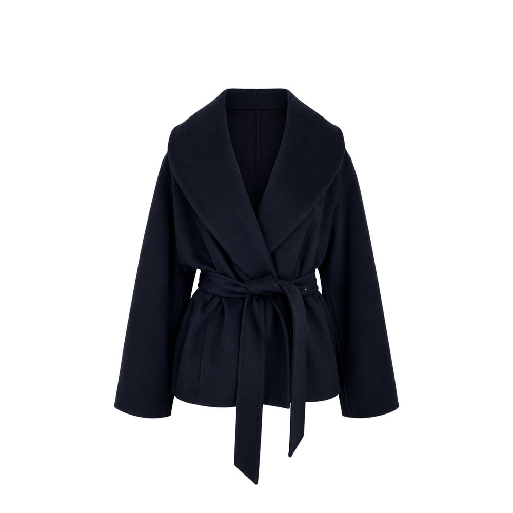 Max Mara Blauer Sakko aus reiner Schurwolle