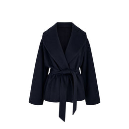Max Mara Blauer Sakko aus reiner Schurwolle