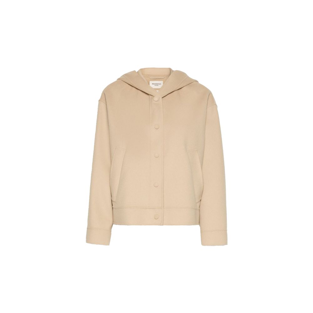 Max Mara Beige Polyamid Jacken und Mäntel