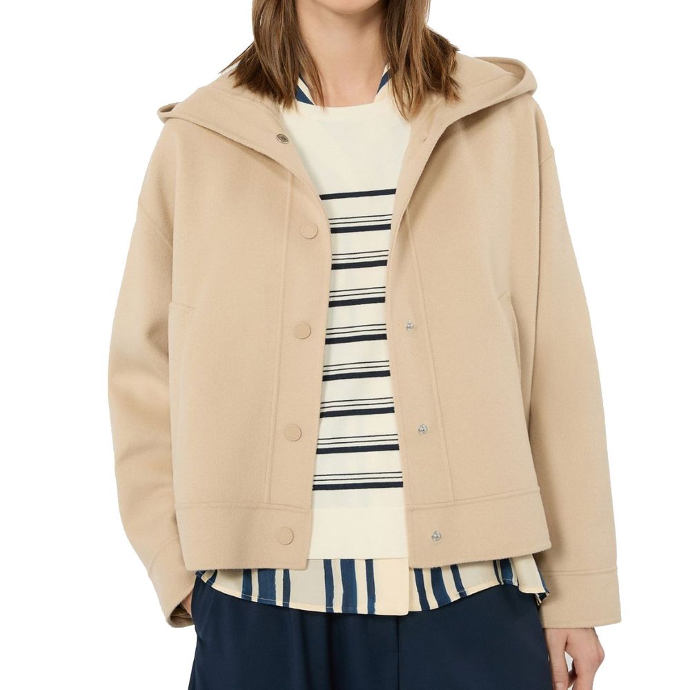 Max Mara Beige Polyamid Jacken und Mäntel