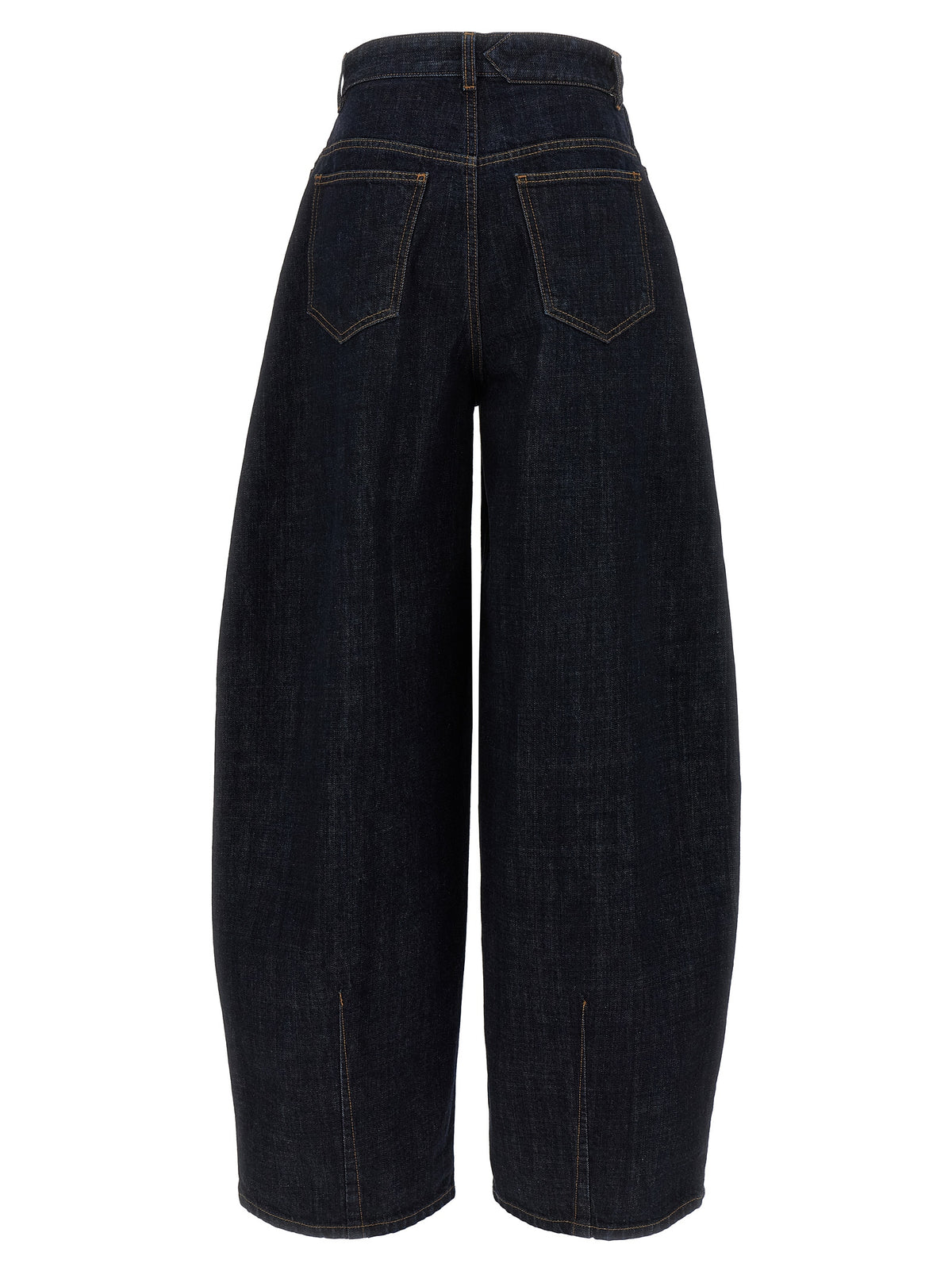 Jacquemus Blaue High-Waist Jeans aus Baumwolle